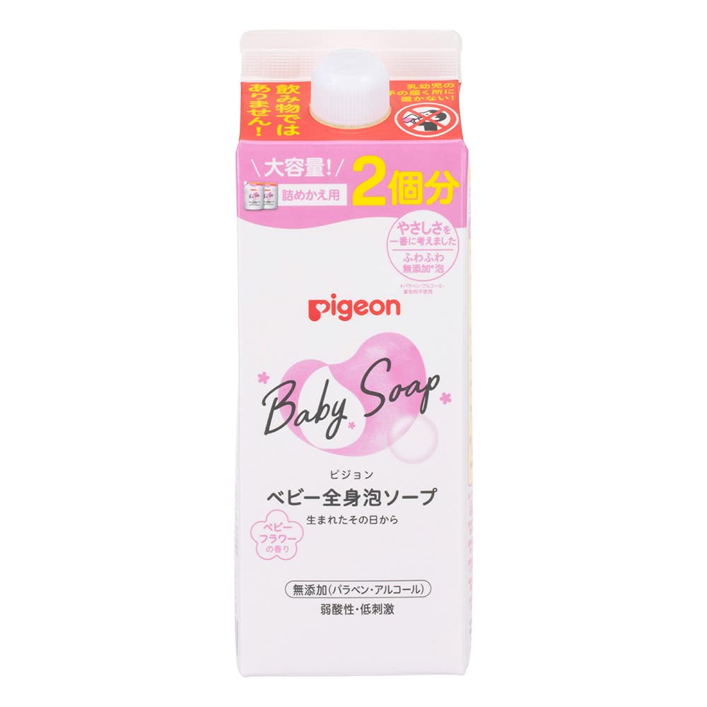 Pigeon All-Over Foam Soap Baby Flower Scent Refill 800ml