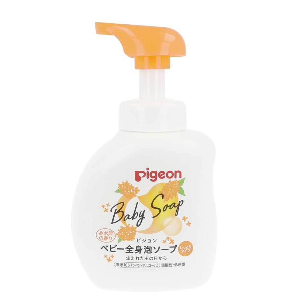 Pigeon Moisturizing Full-Body Foaming Soap, Osmanthus Scent 500ml