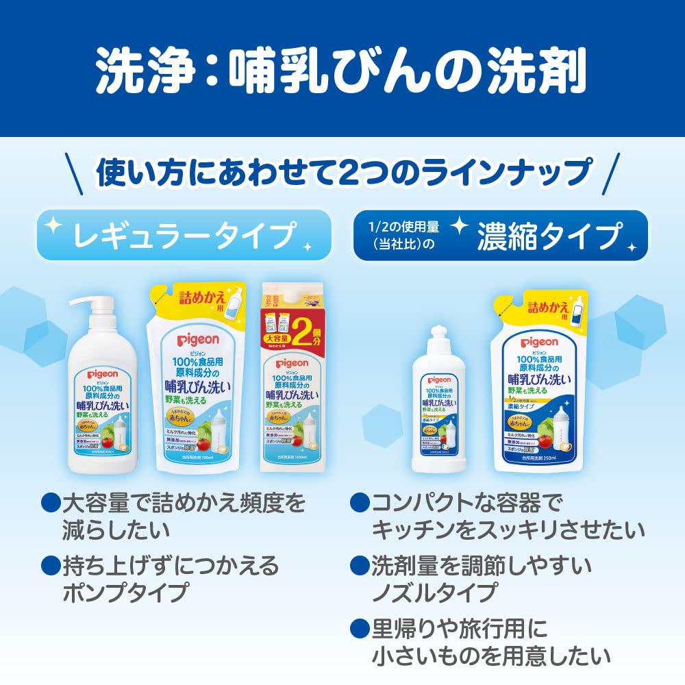 Pigeon Bottle Cleaning Liquid Refill 700ml for Baby Care