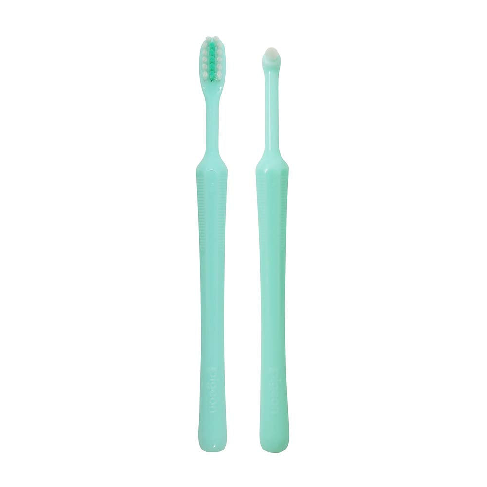 Pigeon Baby Tooth Care Finishing Brush Set, Full-Surface &amp; Point Brushing, 12 Months+, 1 Piece