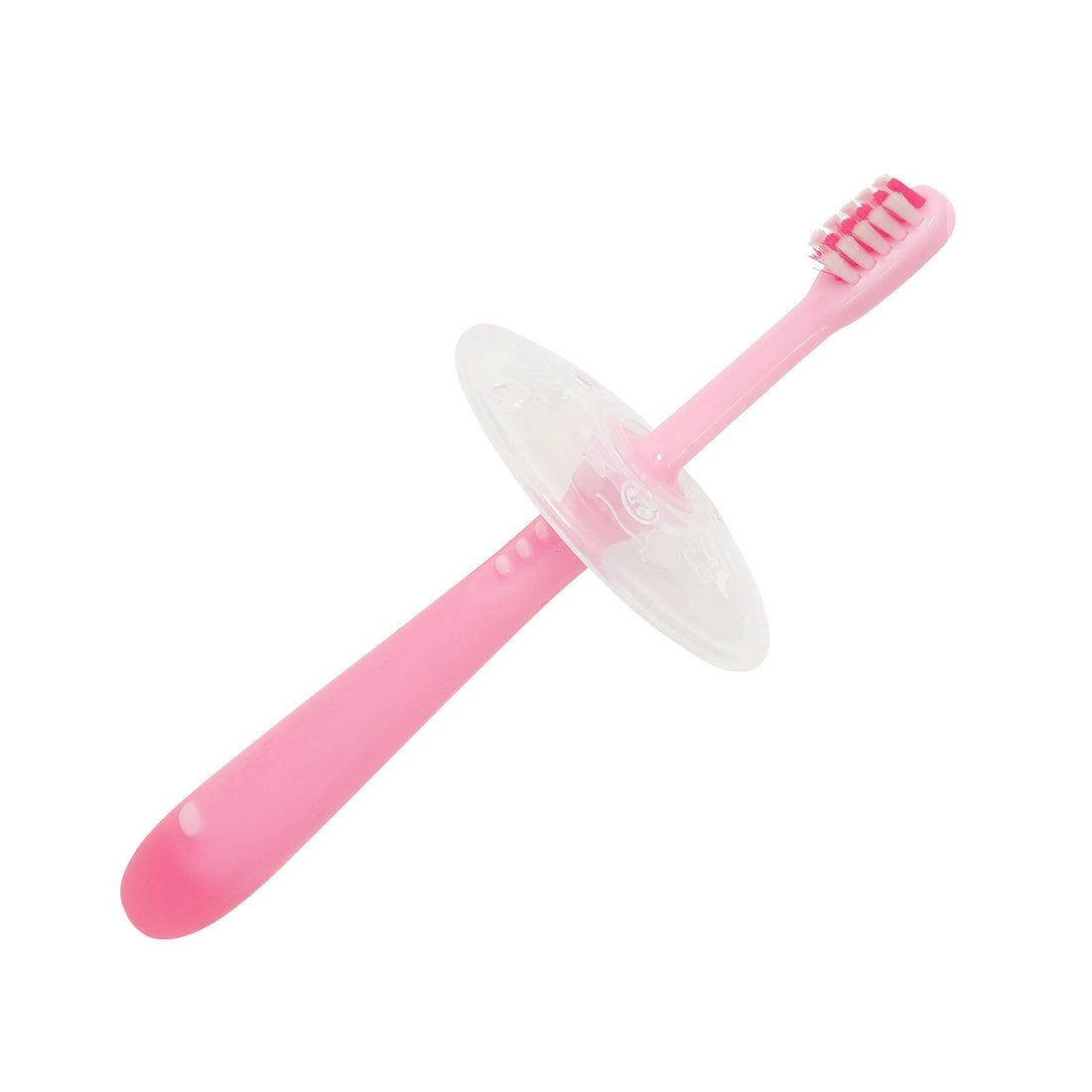 Pigeon Baby Toothbrush Lesson Stage 4, Pink, 2-Pack, 1 Year 6 Months+
