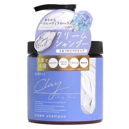 Pikomonte Clay Cream Shampoo Fruity Floral Scent 450g