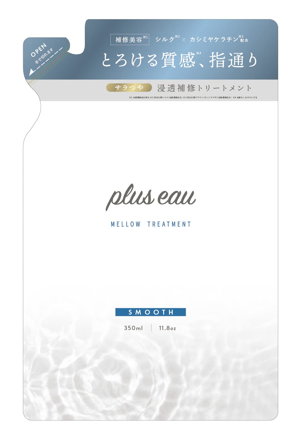 plus eau Melow Treatment Smooth Refill 350ml Single White Floral &amp; Pear Fragrance