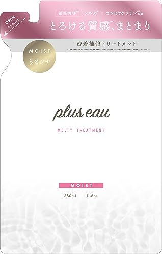 plus eau Melty Treatment Refill 350ml (for manageable hair) Single Item White Floral &amp; Pear Fragrance