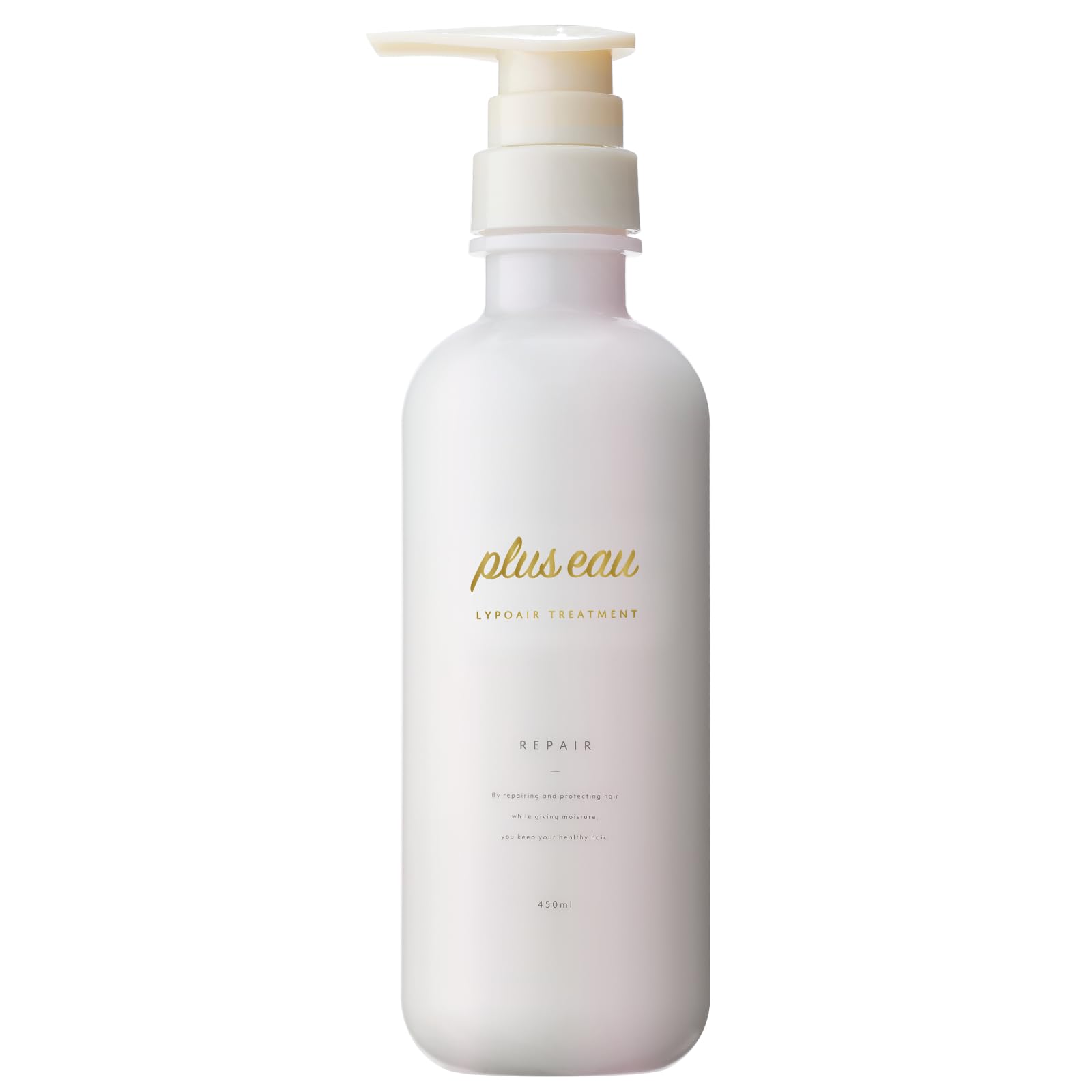 plus eau プリュスオー トリートメント リポア しっとり ポンプ 単品 450ml ホワイトフローラル&amp;ペアーの香り