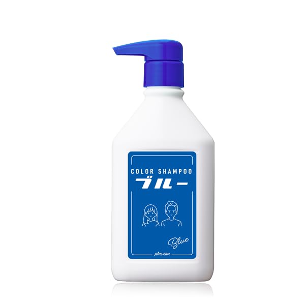 plus eau Shampooing Bleu pour Cheveux Décolorés 280ml