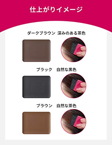 PRIOR Hair Foundation Brown for Gray Hair 3.6g