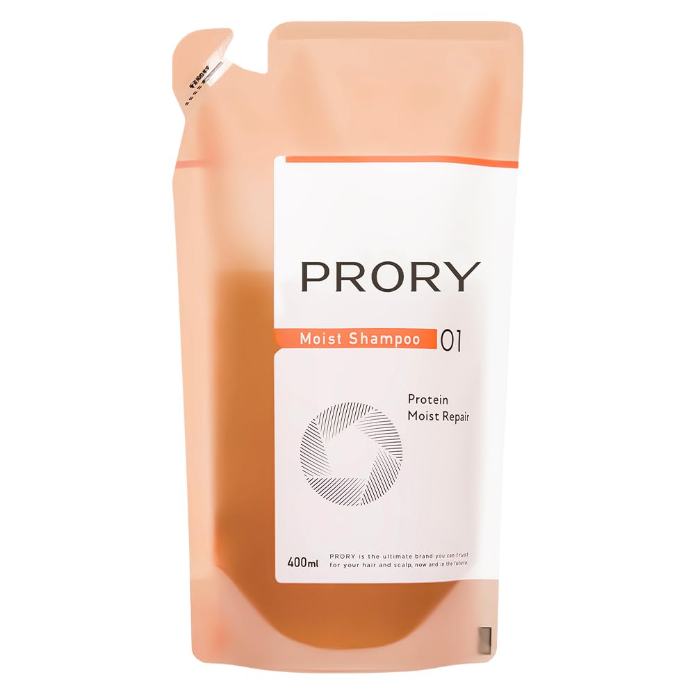 PRORY Moist Repair Shampoo Refill 400ml for Japanese Hair Care