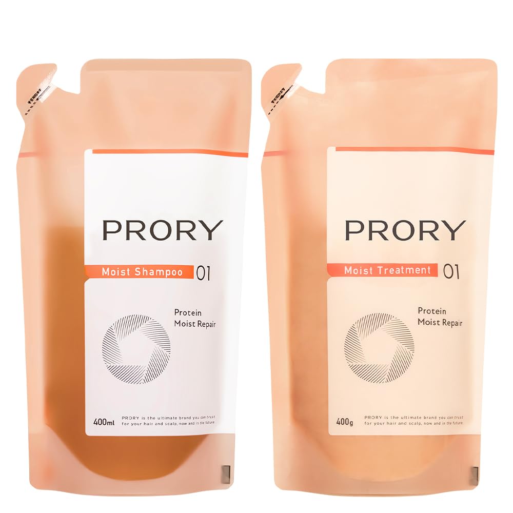 PRORY Moist Repair Shampoo and Treatment Set 400ml 400g