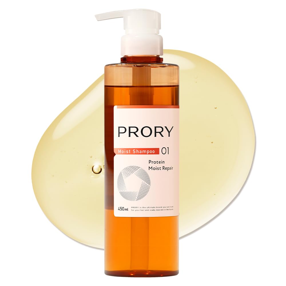 PRORY Moist Repair Shampoo 450ml for Japanese Hair Care