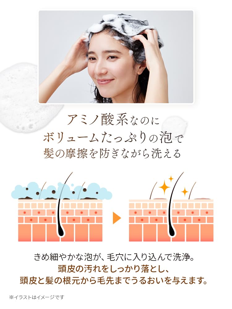 PRORY Moist Repair Shampoo 450ml for Japanese Hair Care
