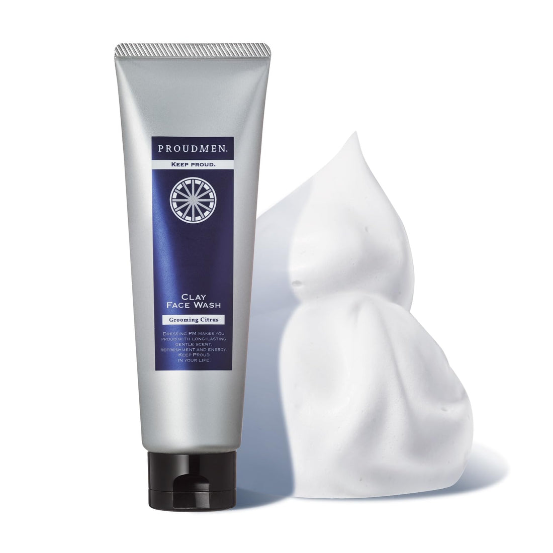 PROUDMEN Clay Face Wash for Men 120g Gentle Cleansing