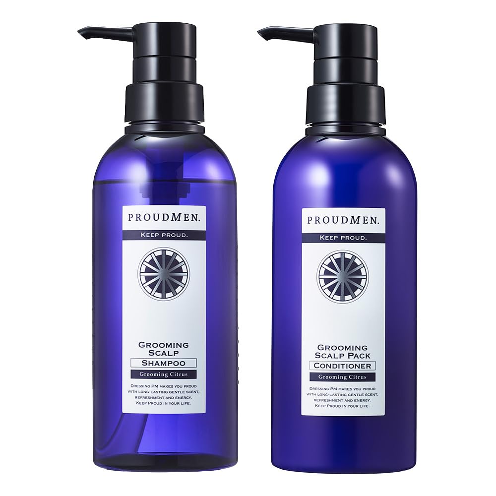 PROUDMEN Grooming Scalp Shampoo and Conditioner Citrus Scent 400ml 400g