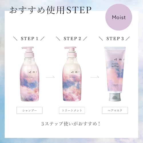 Purasutomo Moist Shampoo Treatment and Mask Set for Hydrated Hair