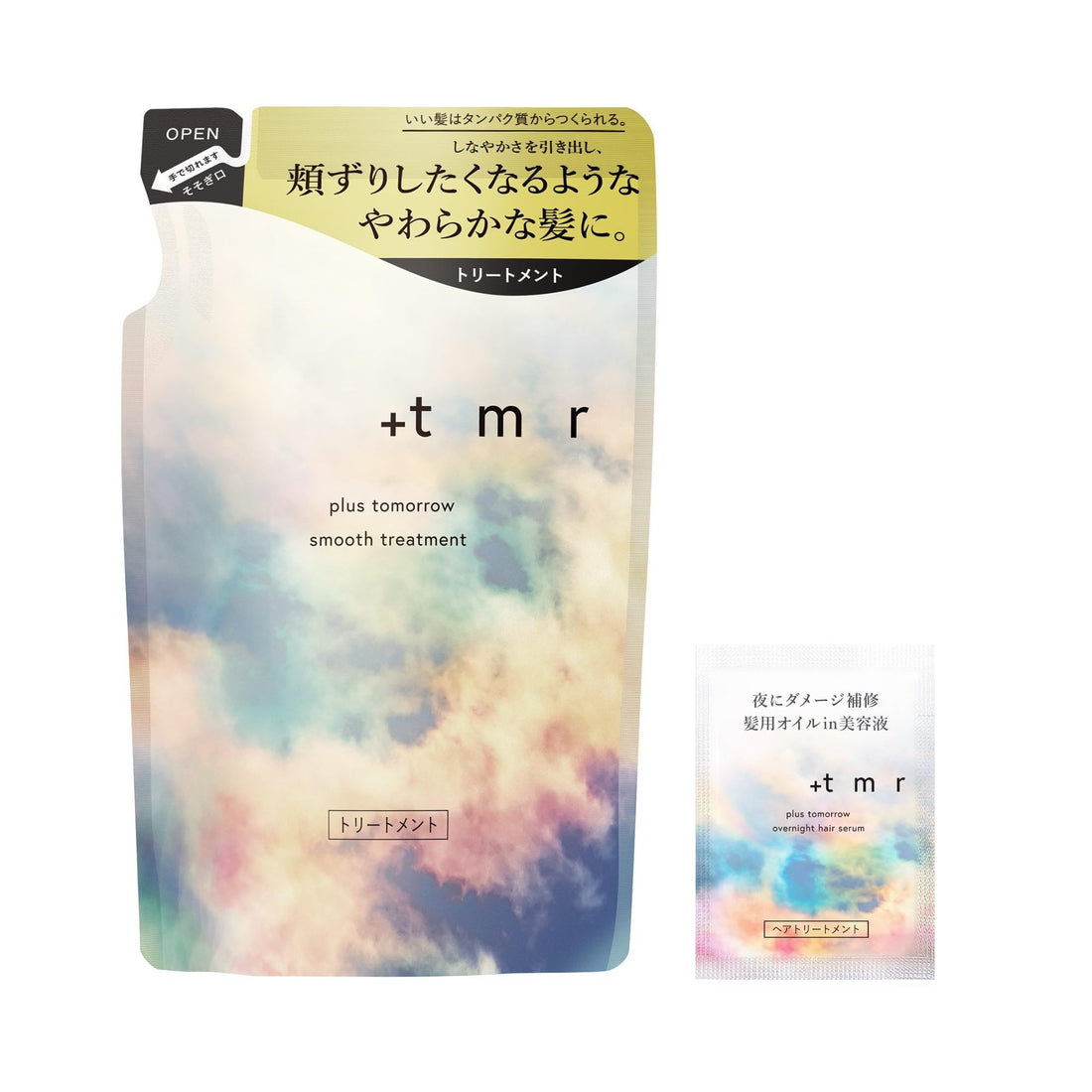 Plus Tomorrow Smooth Hair Treatment Refill 400ml for Japanese Hair Care