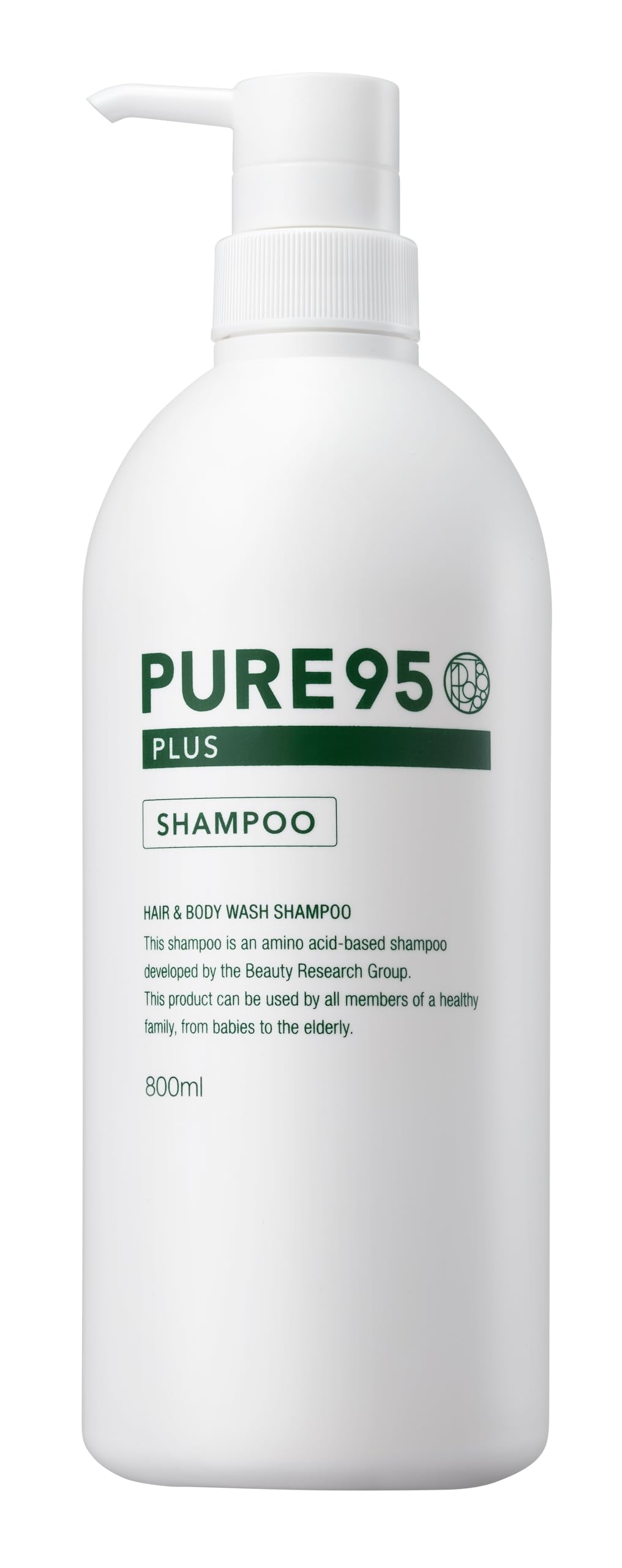 PURE95 P J Pure95 Plus Shampoo 800ml Lightweight Formula