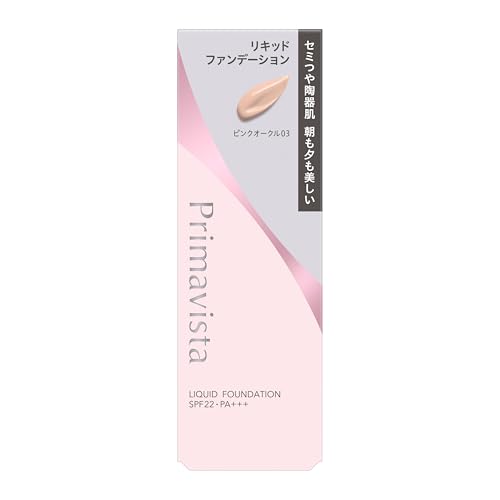 Primavista Stay Glow Liquid Foundation Pink Ocher 03 for Radiant Skin