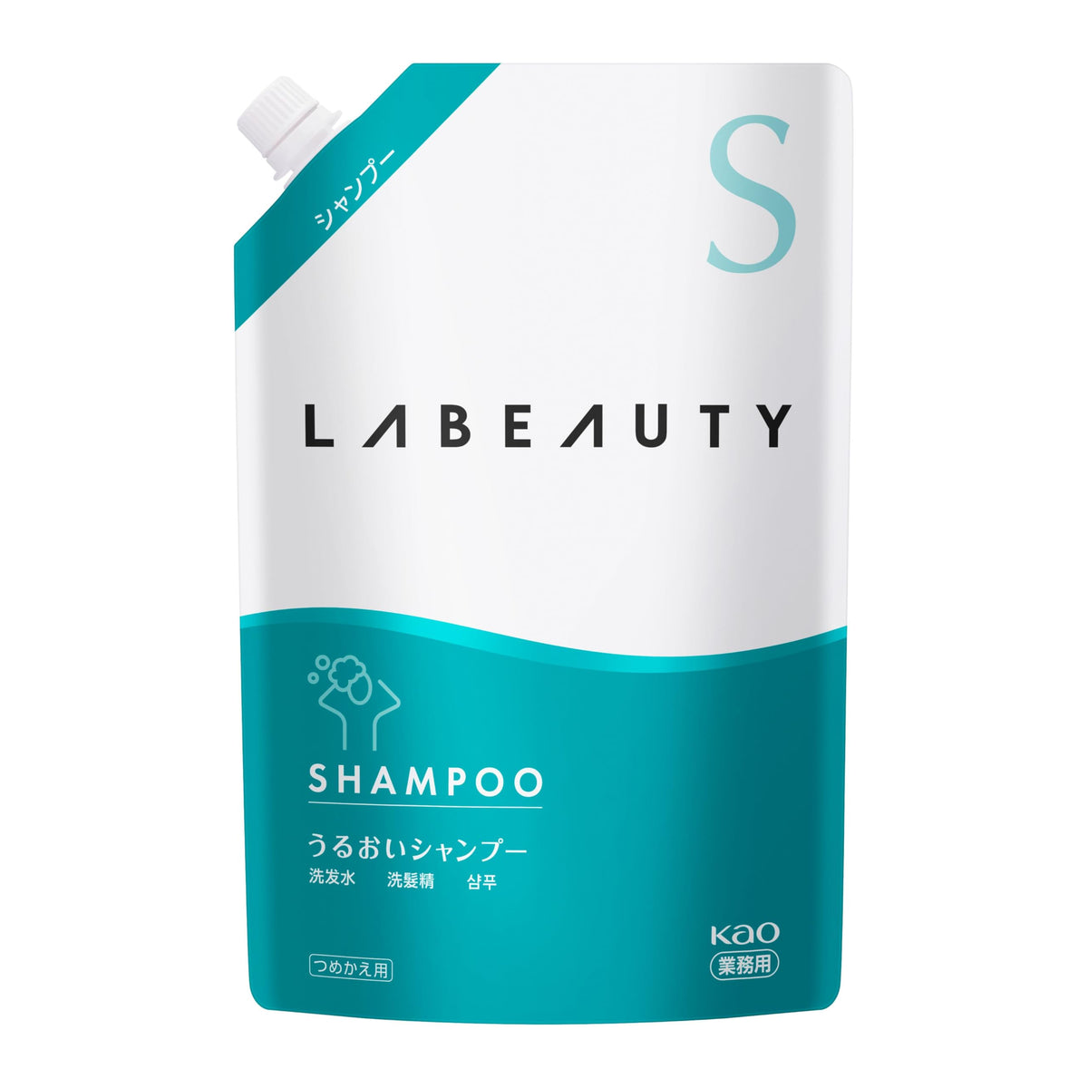 Kaoupuroshiriizu Moisture Shampoo Refill 1350ml for Japanese Hair Care