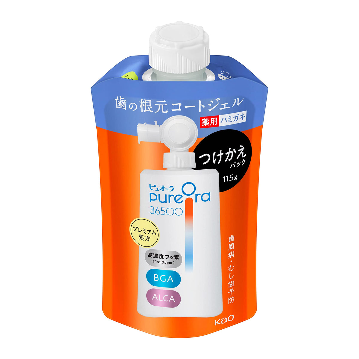 PureOra 36500 Root Coat Gel Toothpaste 115g with High Fluoride