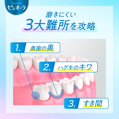 Pyuora Compact Toothbrush for Effective Cleaning