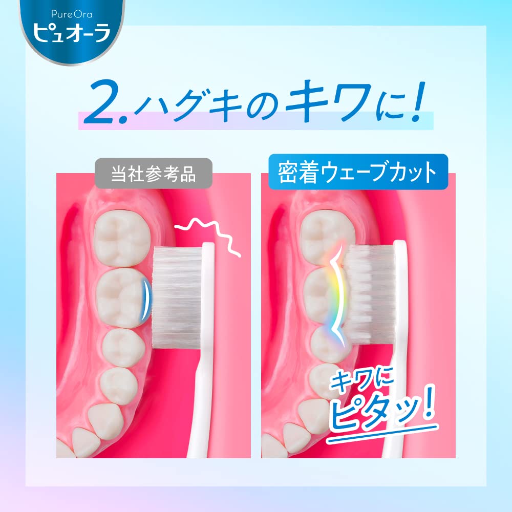 Pyuora Compact Toothbrush for Effective Cleaning