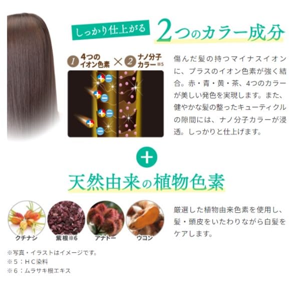 Puru Dark Brown Color Shampoo 500ml for Japanese Hair Care