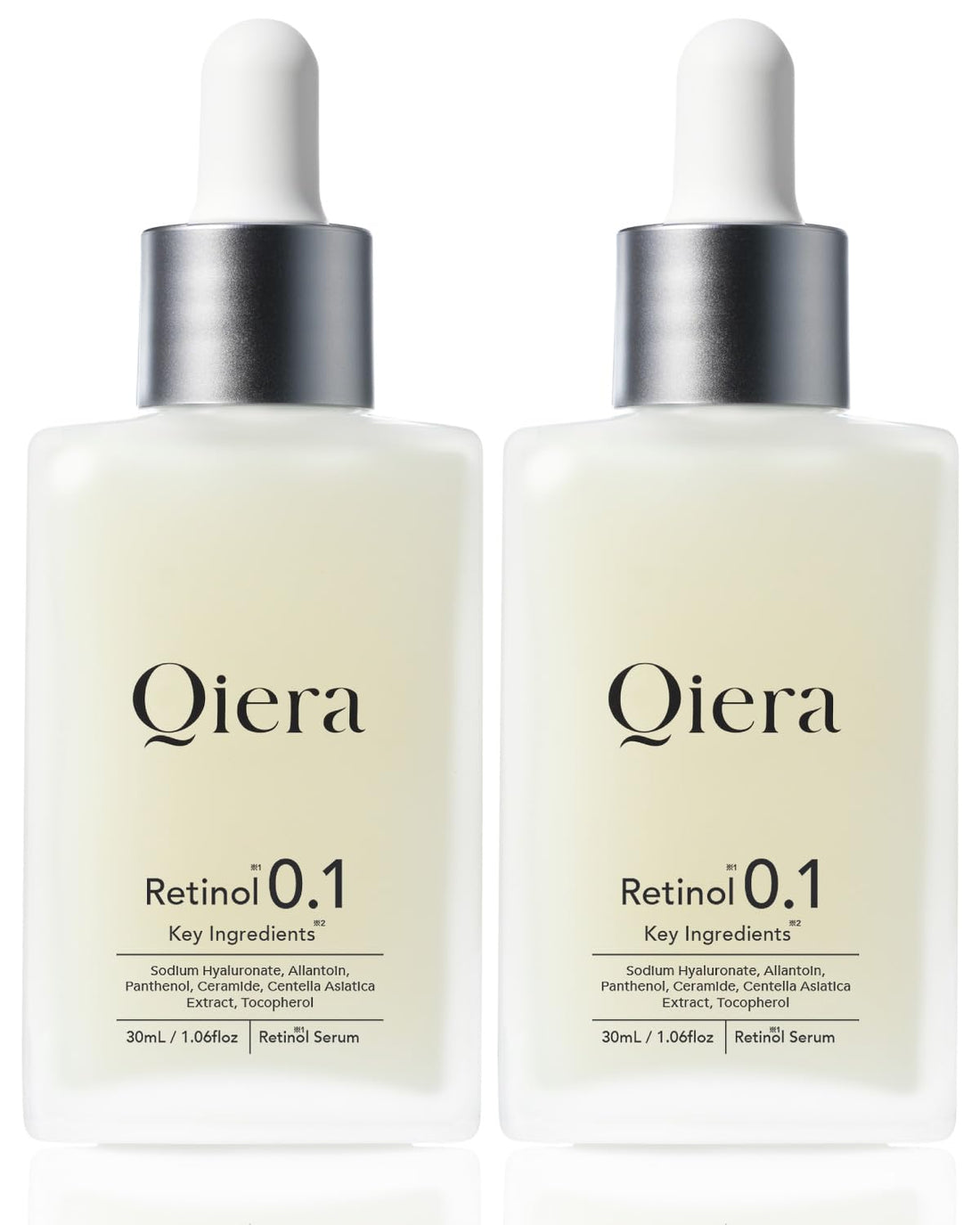 Qiera Retinol Serum 30ml Set with Peptides and Hyaluronic Acid