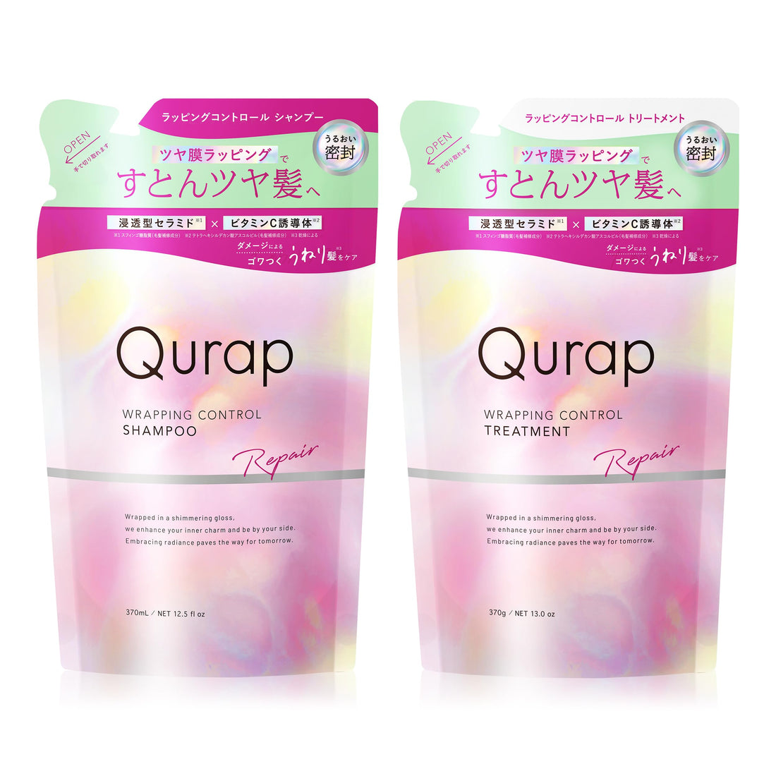 Qurap Shampoo et Traitement Recharges 350ml