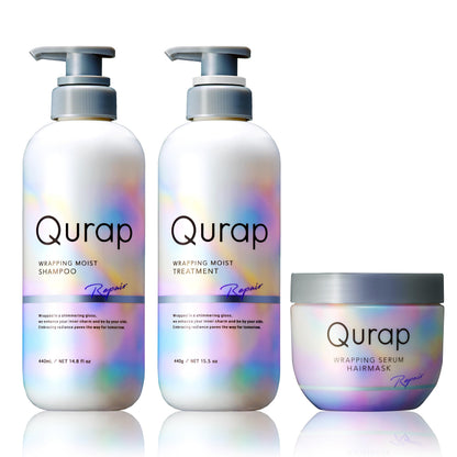 Qurap Hair Mask Set for Moisture and Shine