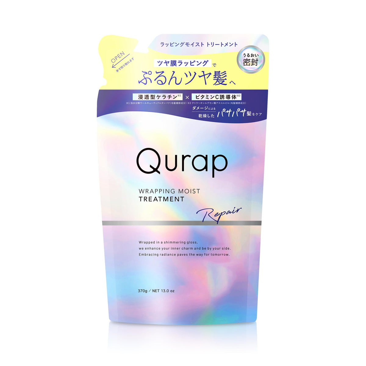 Qurap Moisture Hair Treatment Refill 440ml for Japanese Hair Care