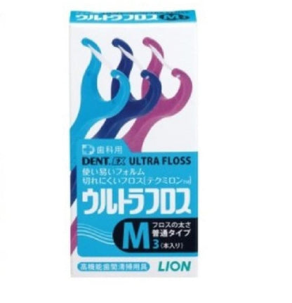 Raionshikazai Ultra Floss M 3-Pack for Effective Dental Care