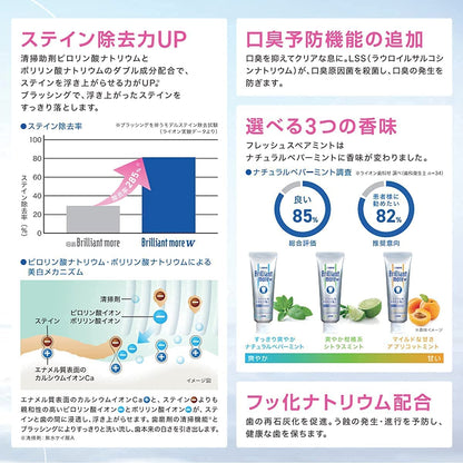 Raionshikazai Brilliant More Double Citrus Mint Toothpaste