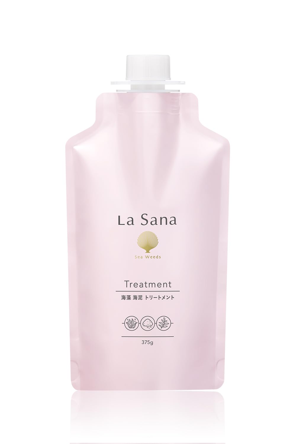 La Sana Seaweed Mud Hair Treatment 375ml with Refreshing Rosehip Scent