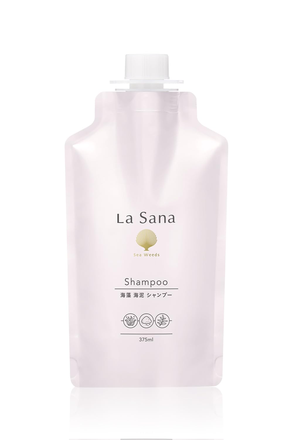 La Sana Seaweed Mud Shampoo Refreshing Rosehip Scent 375ml