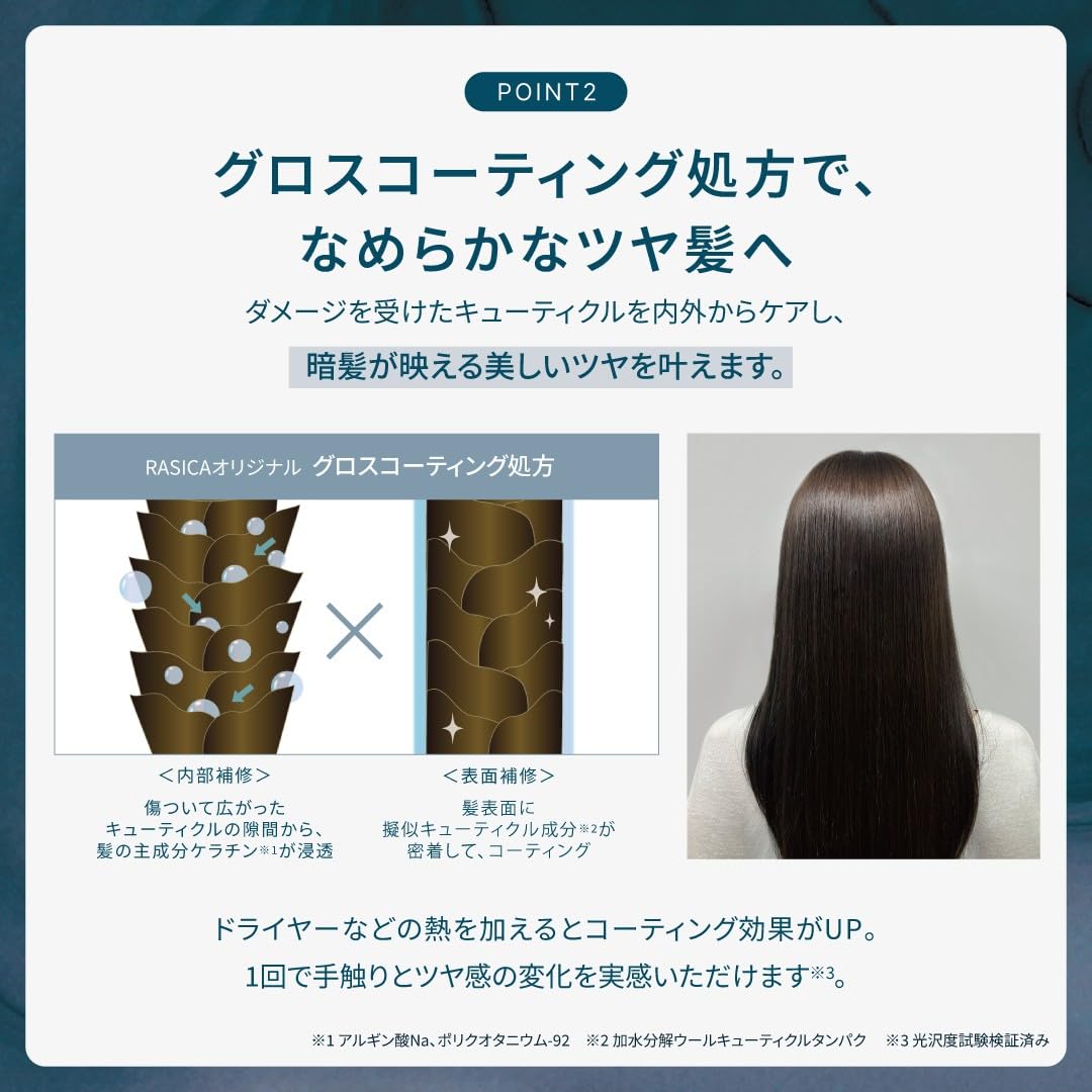 rasica Blue Gloss Shampoo and Treatment Set for Fine Hair 02