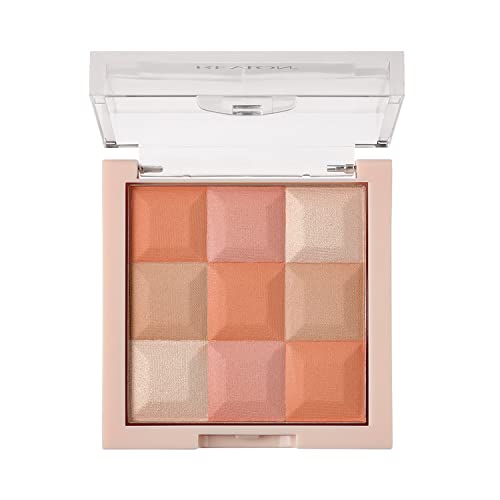 Reburon Blush &amp; Illuminator Palette Mellow Peach 8.5g