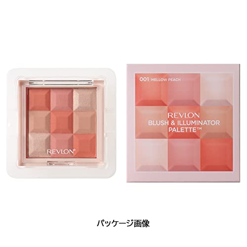 Reburon Blush &amp; Highlighter Palette 001 Mellow Peach 8.5g