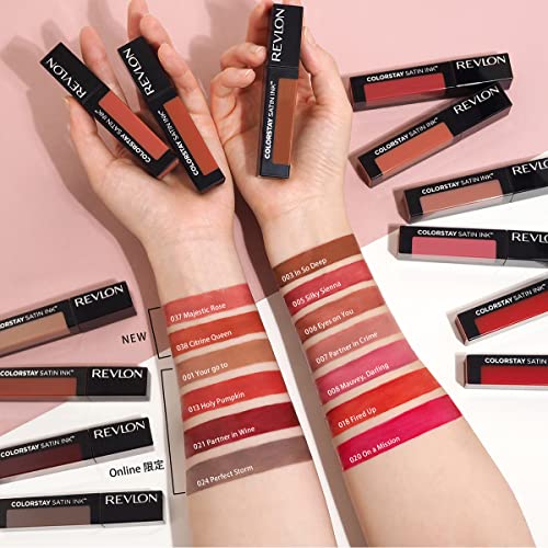 Reburon ColorStay Satin Ink 013 Holy Pumpkin Long-Lasting Lip Color 5mL