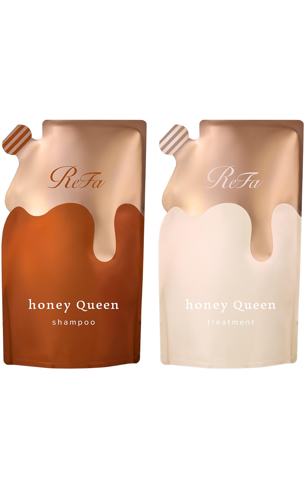 ReFa Honey Queen Shampoo and Treatment Refill Set for Japanese Hair Care