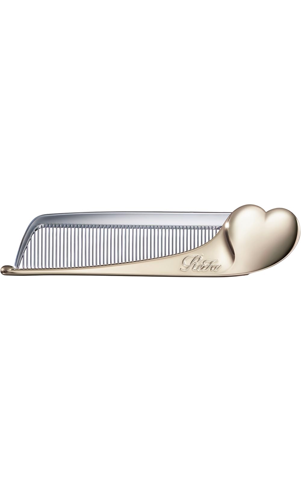 ReFa Heart Comb Aira Champagne Gold Hair Comb for Japanese Hair Care