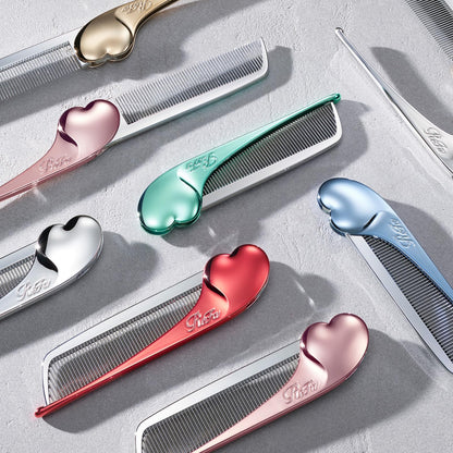 ReFa Heart Comb Aira Shine Red Hair Care Tool