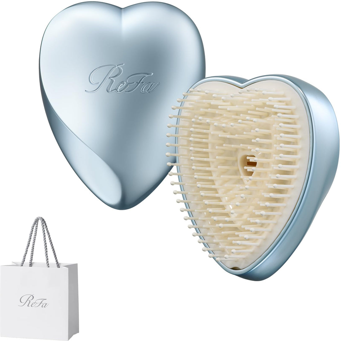 ReFa HEART BRUSH mini Hair Care Tool with Shopper