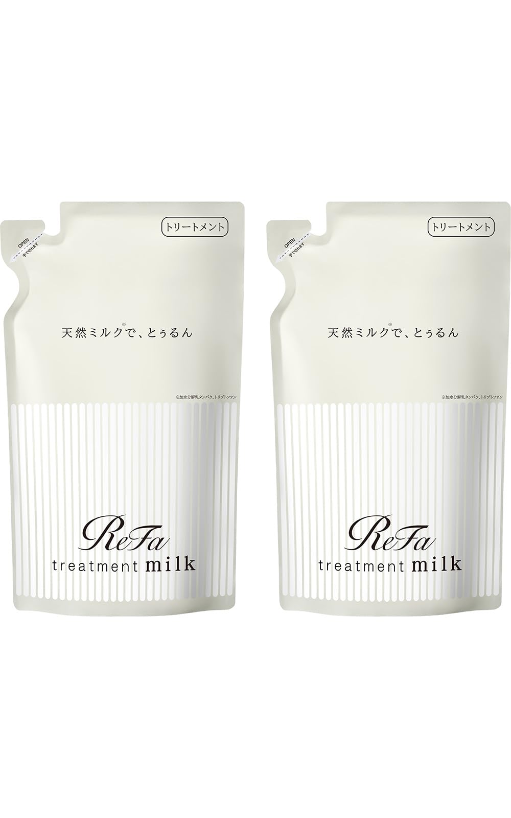 ReFa Milk Protein Treatment Refill Set with White Floral Musk