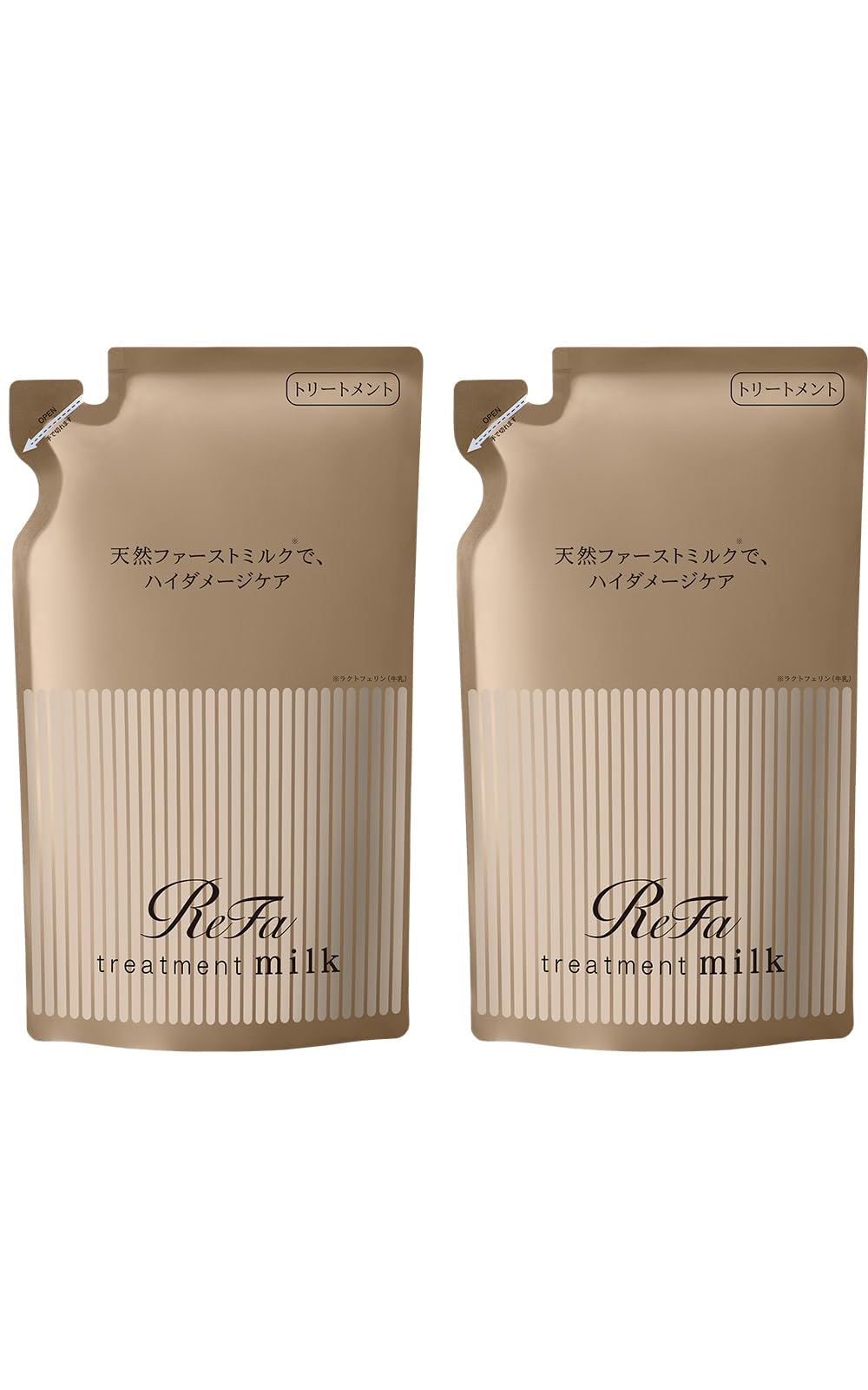 ReFa Milk Protein Treatment Refill Set for Soft and Nourished Hair