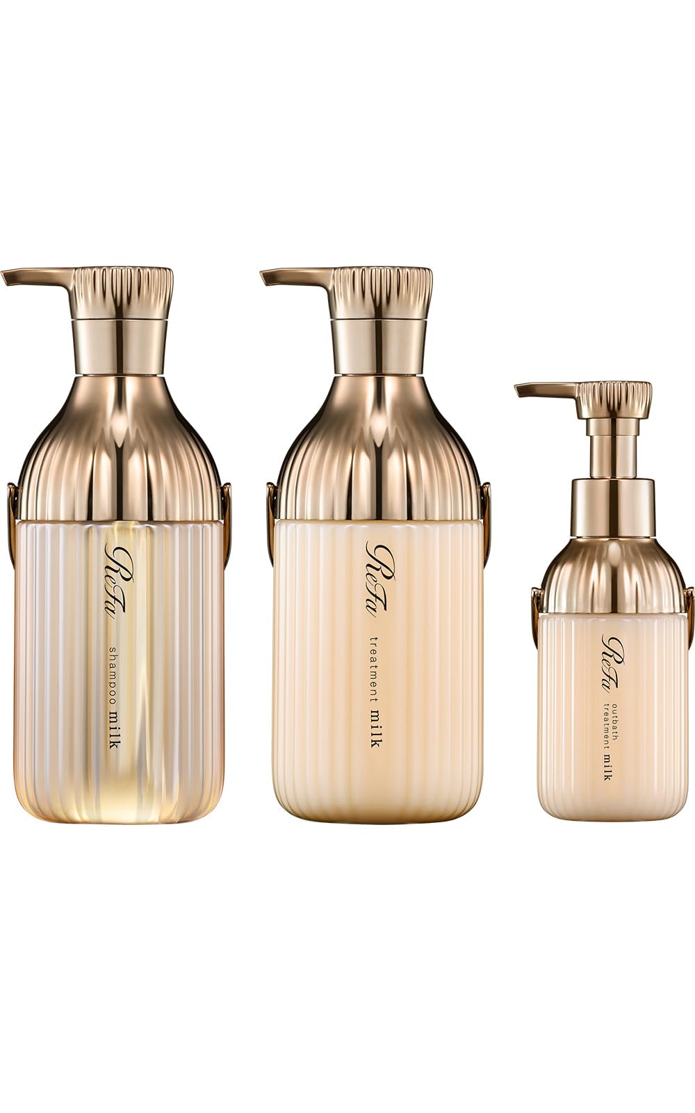 ReFa Milk Protein Set for Nourishing Hair Care Routine