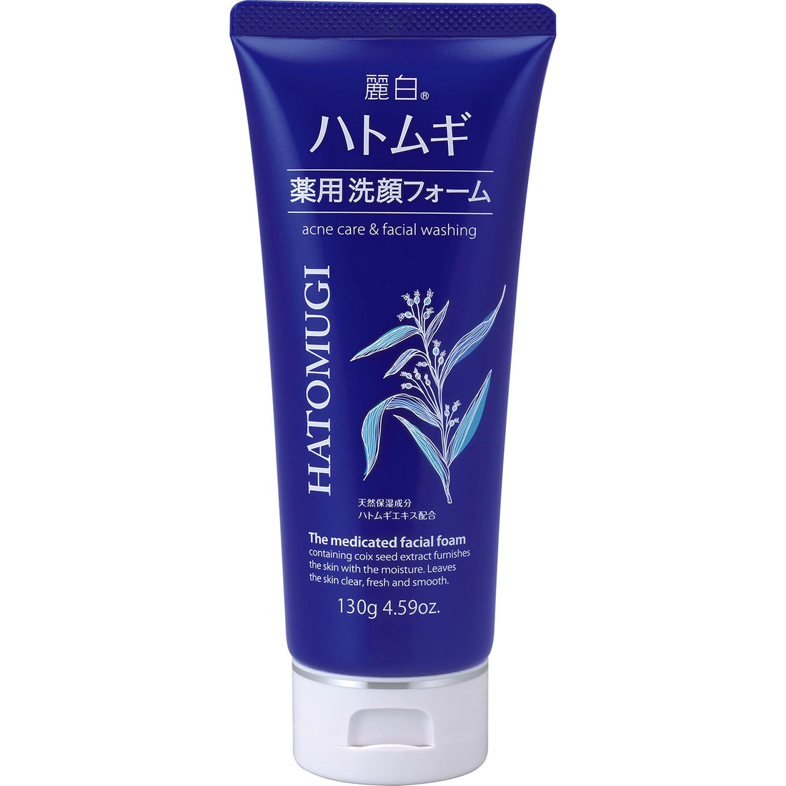 REIHAKU Adlay Medicinal Face Wash 130g for Gentle Cleansing