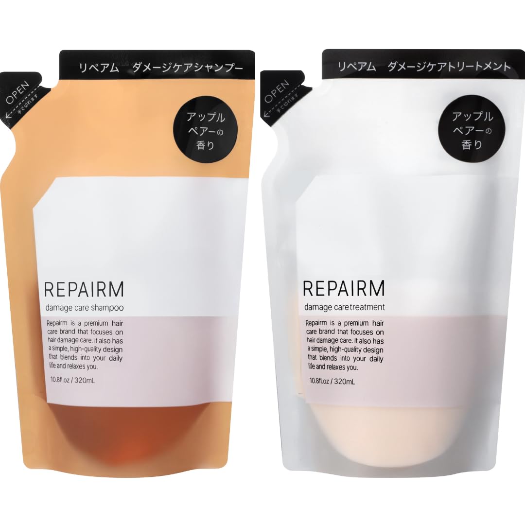 Repairm Moist Repair Shampoo and Treatment Set for Damaged Hair