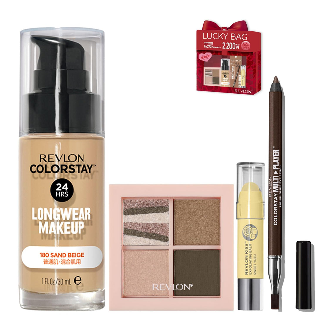 REVLON Lucky Bag 2025 Set de Maquillage avec 4 Produits