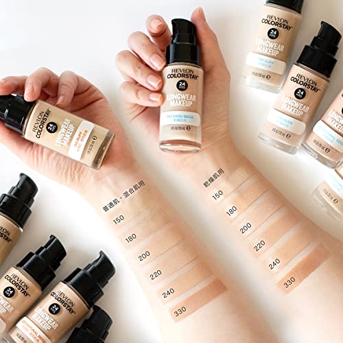 REVLON Fond de Teint Liquide Longue Tenue 30 mL pour Peaux Sèches
