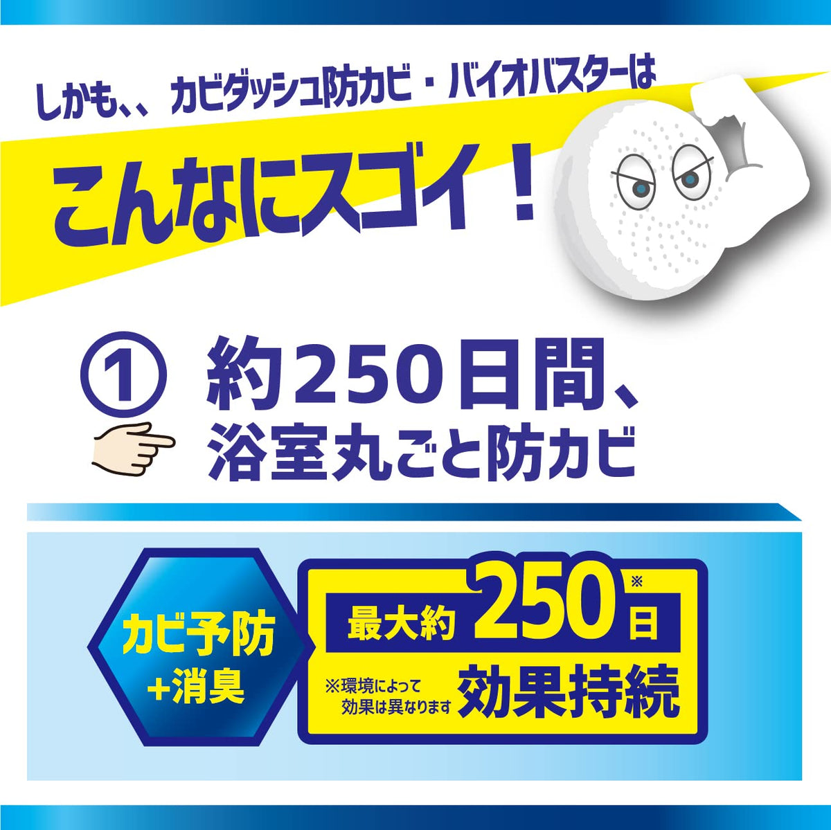 Liberata Bio Buster Mold Prevention for Bathrooms 9-Month Effectiveness